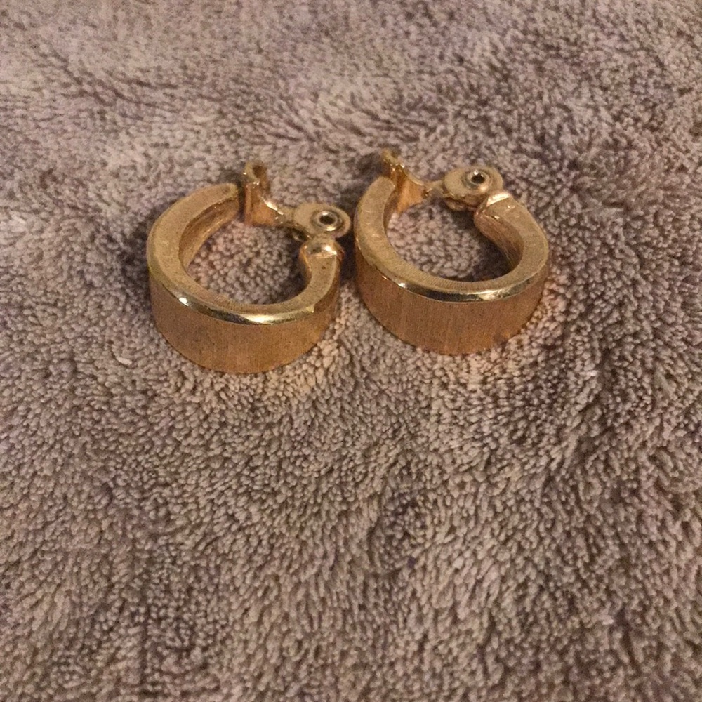 Gold Colored Earrings - image 1